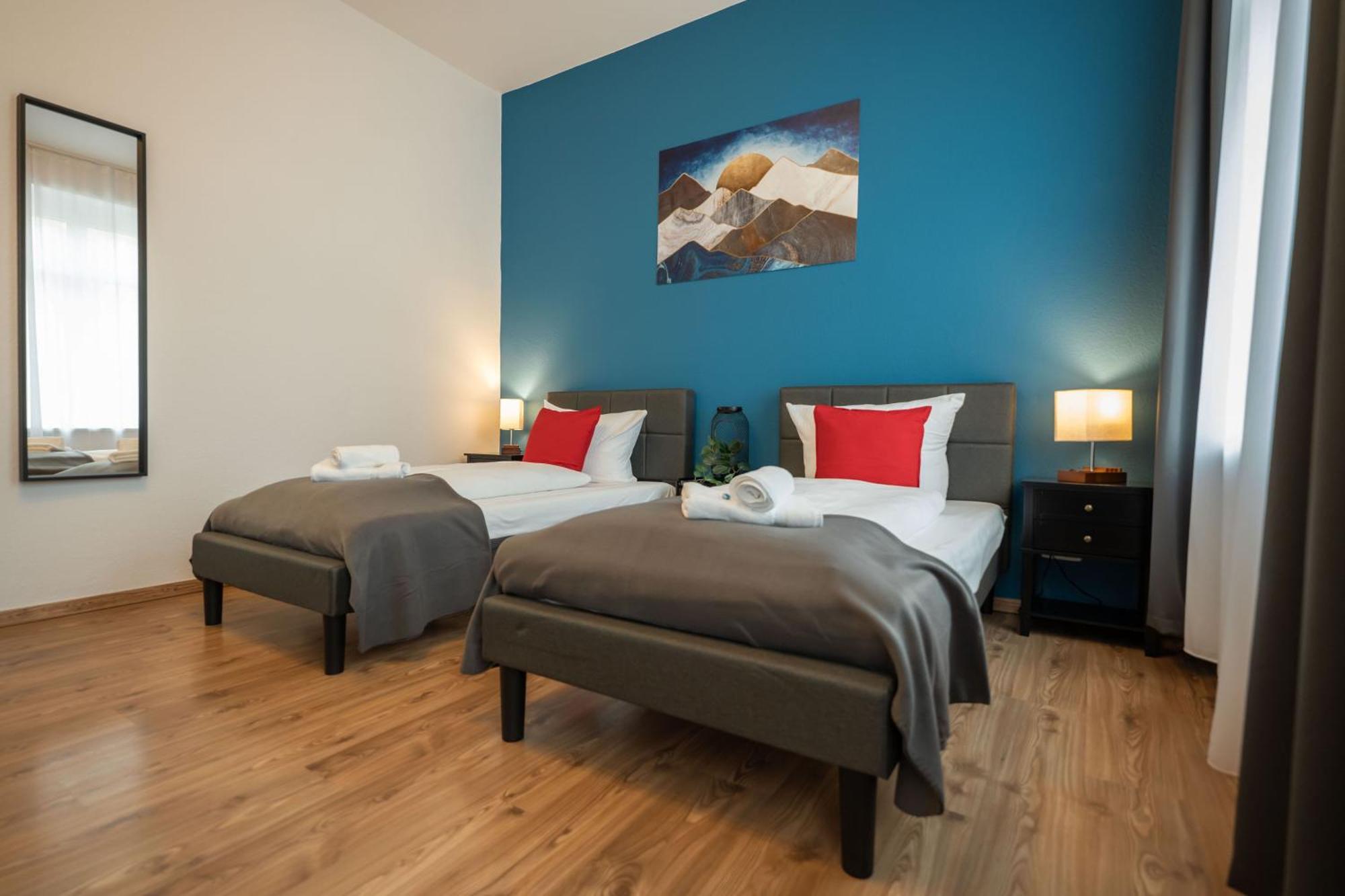 T21 - Apartment Direkt Im Zentrum Mit Parkplatz Chemnitz Extérieur photo