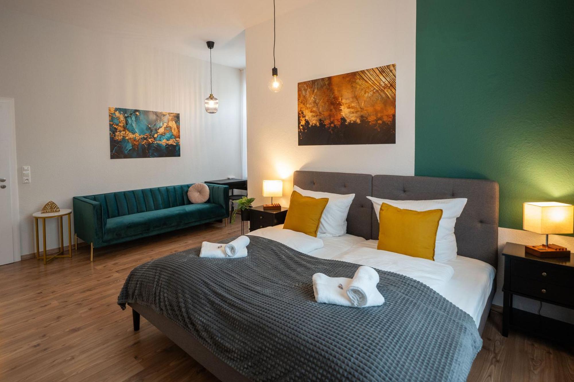 T21 - Apartment Direkt Im Zentrum Mit Parkplatz Chemnitz Extérieur photo