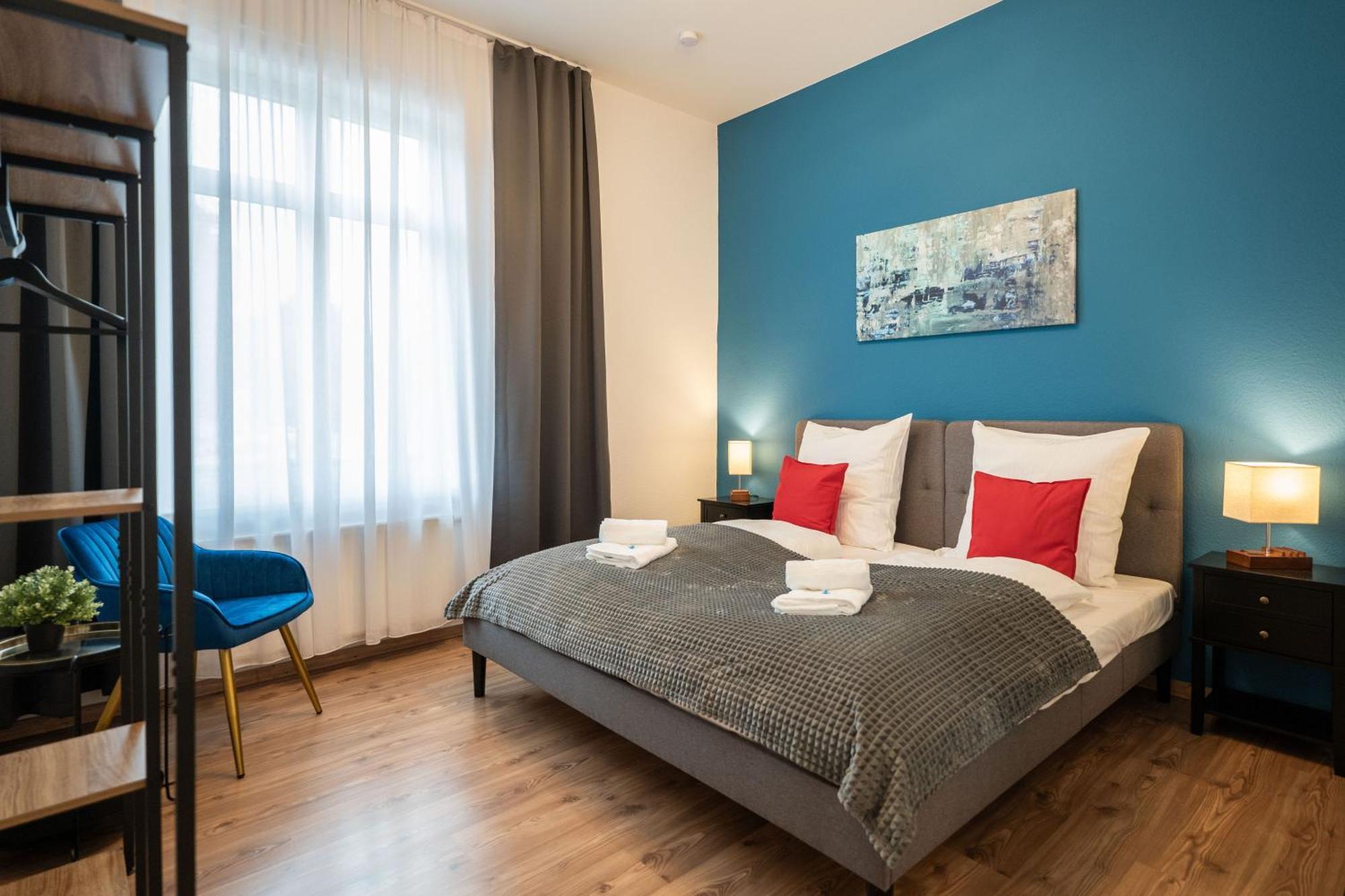 T21 - Apartment Direkt Im Zentrum Mit Parkplatz Chemnitz Extérieur photo